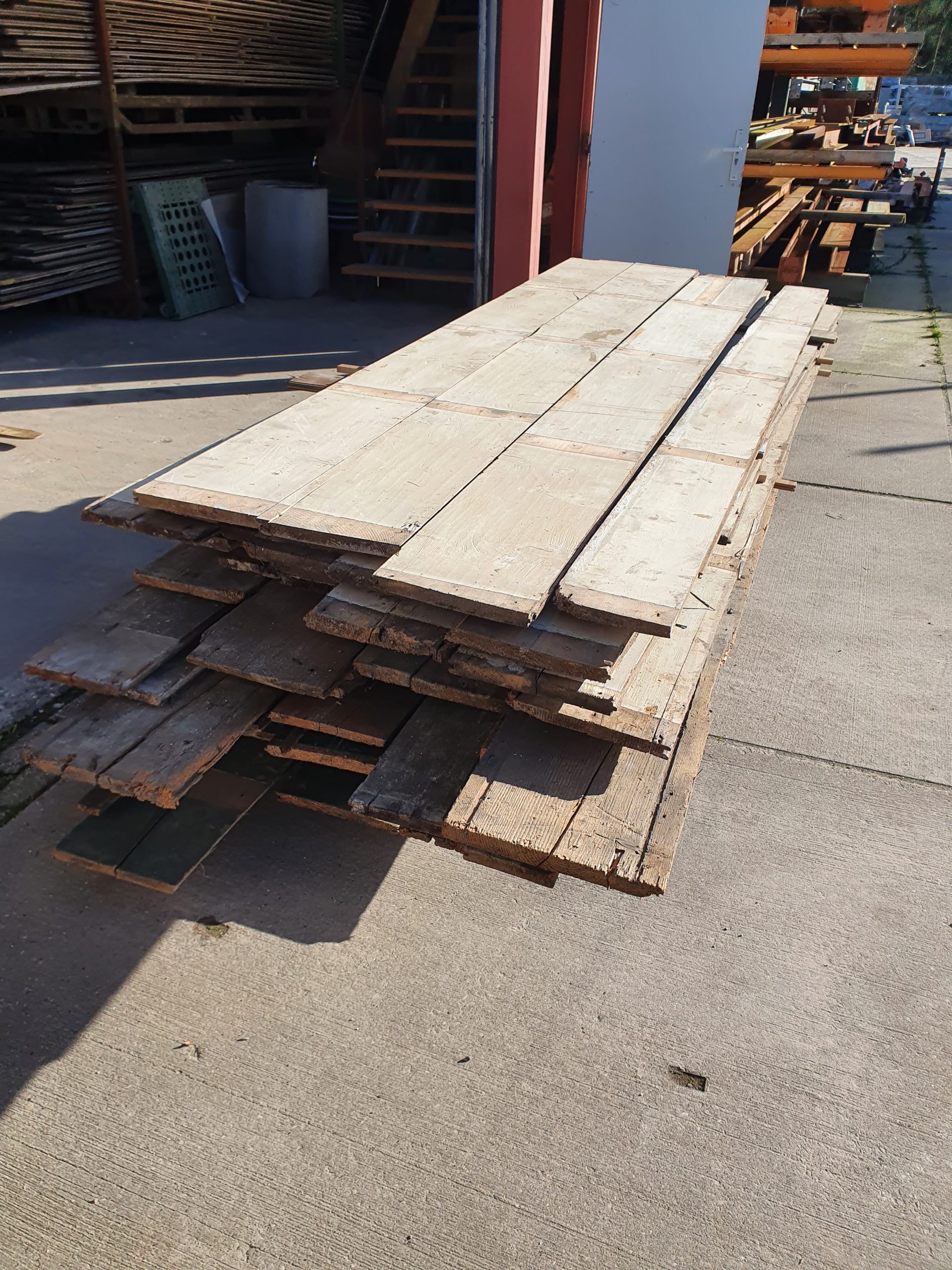 sloophout planken - 2 cm dikte - Tweedehandsmaterialen